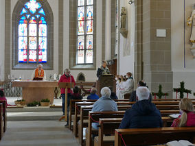 Palmsontag in St. Crescentius - Beginn der Heiligen Woche (Foto: Karl-Franz Thiede)